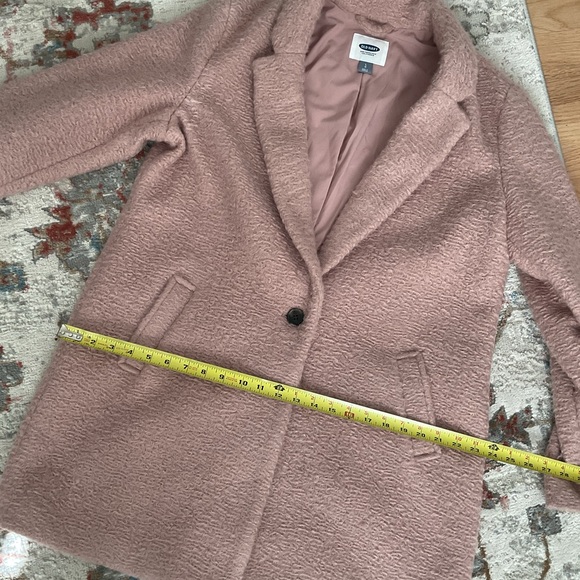 Old Navy Women's Blush Pink Teddy Jacket - Picture 12 of 13